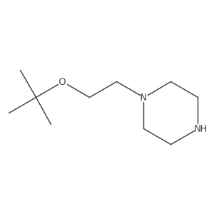 1-(2-Tert-butoxyethyl)piperazine结构式