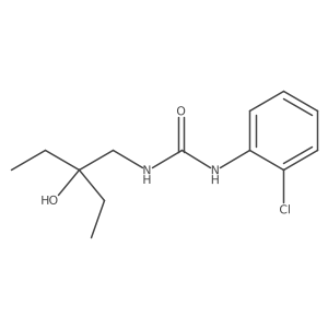 1-(2-Chlorophenyl)-3-(2-ethyl-2-hydroxybutyl)urea结构式