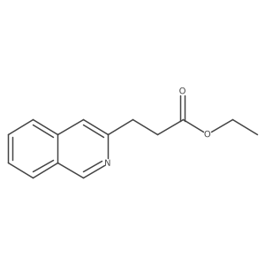 3-Isoquinolinepropanoic acid, ethyl ester Structure
