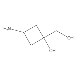 3-Amino-1-hydroxymethylcyclobutanol Structure