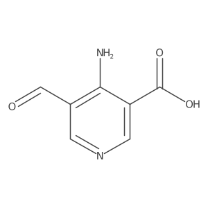 4-Amino-5-formylnicotinic acid结构式