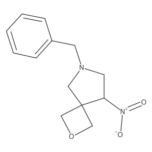 6-Benzyl-8-nitro-2-oxa-6-aza-spiro[3.4]octane Structure