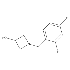 1-[(2,4-Difluorophenyl)methyl]azetidin-3-ol Structure