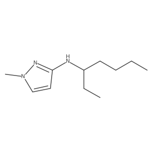 N-(Heptan-3-yl)-1-methyl-1H-pyrazol-3-amine Structure