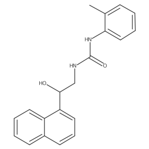 1-(2-Hydroxy-2-(naphthalen-1-yl)ethyl)-3-(o-tolyl)urea Structure