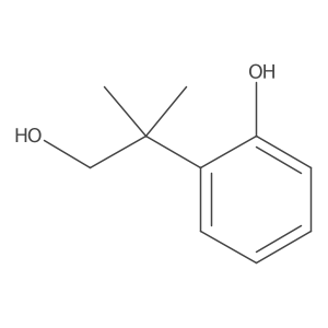 2-(1-Hydroxy-2-methylpropan-2-yl)phenol结构式