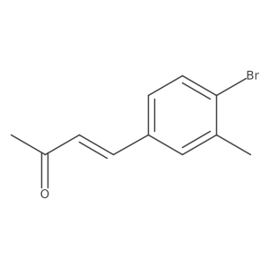 4-(4-Bromo-3-methylphenyl)but-3-en-2-one结构式
