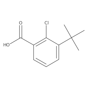 3-(tert-Butyl)-2-Chlorobenzoic Acid Structure