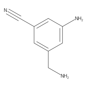 3-Amino-5-(aminomethyl)benzonitrile Structure
