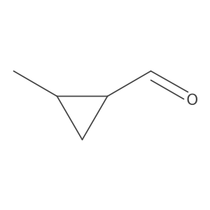 (1R,2S)-2-Methylcyclopropane-1-carbaldehyde Structure