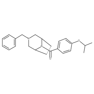 ((1R,5S)-3-benzyl-3,8-diazabicyclo[3.2.1]octan-8-yl)(4-isopropoxyphenyl)methanone Structure
