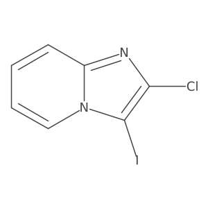 2-Chloro-3-iodoimidazo[1,2-a]pyridine结构式