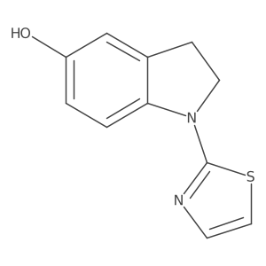 1-(1,3-Thiazol-2-yl)-2,3-dihydroindol-5-ol Structure