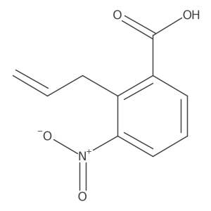 2-Allyl-3-nitrobenzoic acid结构式