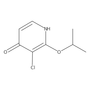 3-chloro-2-propan-2-yloxy-1H-pyridin-4-one Structure