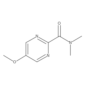 5-methoxy-N,N-dimethylpyrimidine-2-carboxamide结构式
