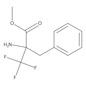 Methyl 2-amino-2-benzyl-3,3,3-trifluoropropanoate结构式