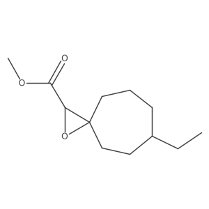 Methyl 6-ethyl-1-oxaspiro[2.6]nonane-2-carboxylate结构式