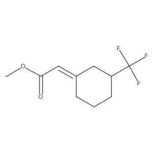 methyl 2-[(1Z)-3-(trifluoromethyl)cyclohexylidene]acetate结构式