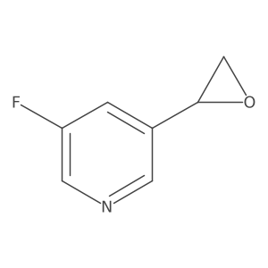 3-fluoro-5-[(2S)-oxiran-2-yl]pyridine Structure