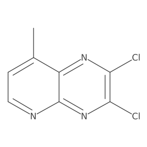 2,3-Dichloro-8-methylpyrido[2,3-b]pyrazine结构式