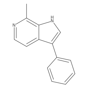 1h-Pyrrolo[2,3-c]pyridine,7-methyl-3-phenyl- Structure