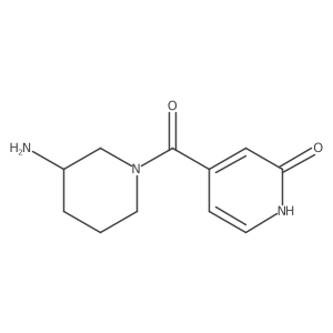 4-(3-aminopiperidine-1-carbonyl)pyridin-2(1H)-one Structure