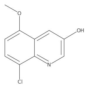 8-Chloro-5-methoxyquinolin-3-ol Structure