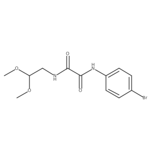 N'-(4-bromophenyl)-N-(2,2-dimethoxyethyl)ethanediamide结构式
