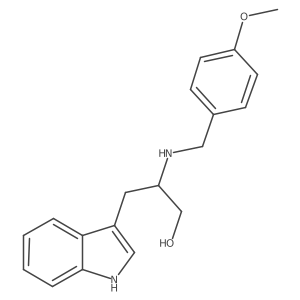 3-(1H-indol-3-yl)-2-{[(4-methoxyphenyl)methyl]amino}propan-1-ol Structure