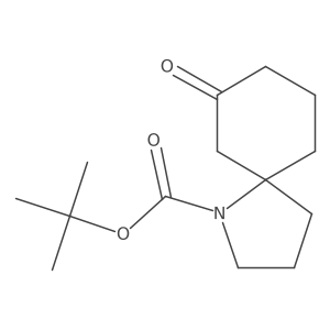 tert-Butyl7-oxo-1-azaspiro[4.5]decane-1-carboxylate Structure