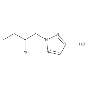 1-(2H-1,2,3-triazol-2-yl)butan-2-amine hydrochloride结构式