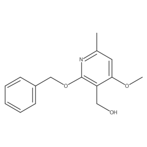 (2-(Benzyloxy)-4-methoxy-6-methylpyridin-3-yl)methanol结构式