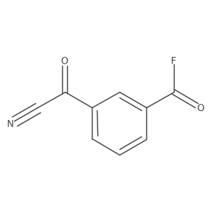 3-(Fluorocarbonyl)benzoyl cyanide结构式