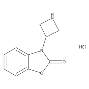 3-(azetidin-3-yl)benzo[d]oxazol-2(3H)-one hydrochloride结构式