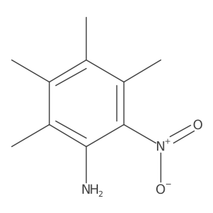 2,3,4,5-Tetramethyl-6-nitrobenzenamine Structure