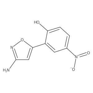 2-(3-Amino-1,2-oxazol-5-yl)-4-nitrophenol结构式