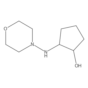 (1R,2R)-2-[(morpholin-4-yl)amino]cyclopentan-1-ol结构式