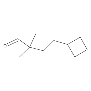 4-Cyclobutyl-2,2-dimethylbutanal Structure