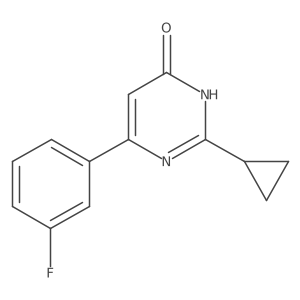 2-Cyclopropyl-6-(3-fluorophenyl)pyrimidin-4-ol Structure