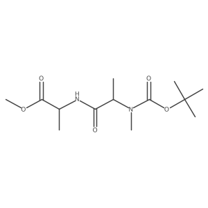 N-[(1,1-Dimethylethoxy)carbonyl]-N-methyl-D-alanyl-D-alanine methyl ester Structure