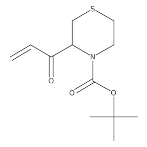 Tert-butyl 3-(prop-2-enoyl)thiomorpholine-4-carboxylate结构式