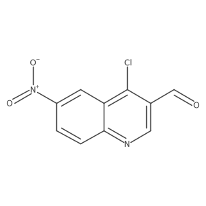 4-Chloro-6-nitroquinoline-3-carbaldehyde Structure
