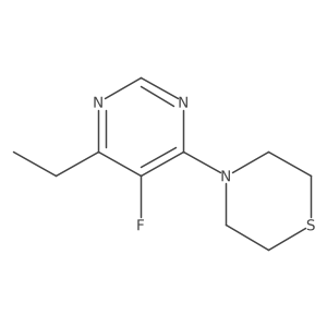 4-(6-Ethyl-5-fluoropyrimidin-4-yl)thiomorpholine Structure