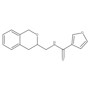 N-(isochroman-3-ylmethyl)furan-3-carboxamide Structure