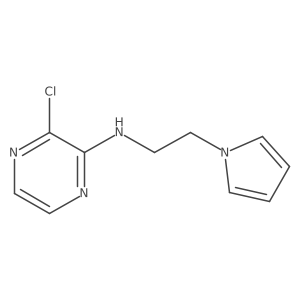N-(2-(1H-pyrrol-1-yl)ethyl)-3-chloropyrazin-2-amine结构式