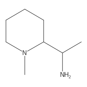 (1S)-1-(1-methylpiperidin-2-yl)ethan-1-amine结构式