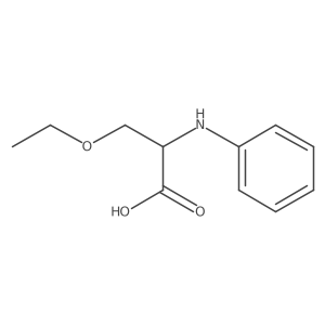 (2S)-3-ethoxy-2-(phenylamino)propanoic acid Structure