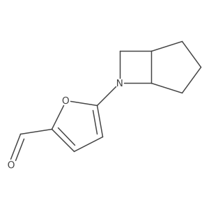 5-{6-Azabicyclo[3.2.0]heptan-6-yl}furan-2-carbaldehyde结构式