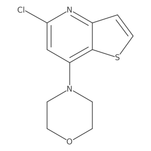 4-(5-Chlorothieno[3,2-b]pyridin-7-yl)morpholine Structure